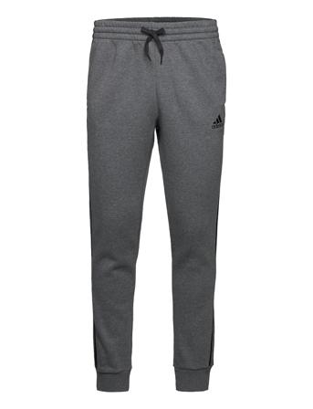 Essentials Fleece Tapered Cuff 3-Stripes Joggers Black Adidas Performance