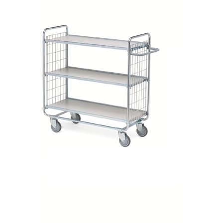 ESD Hyllevogn, 3 hyller, 1380x460x1120 mm