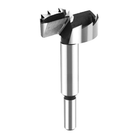 40 mm til træ, bor Ø 40 mm, længde 90 mm, bor med rundt skaft