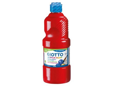 GIOTTO Akrylfärg Giotto 500 ml röd - Lyreco - Skola och förskola - Målarfärg och tillbehör - Akrylfärg