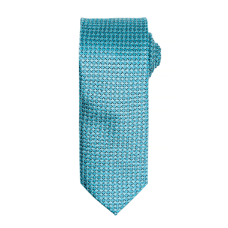 Premier Mens Puppy Tooth Formal Work Tie One Size Turquoise
