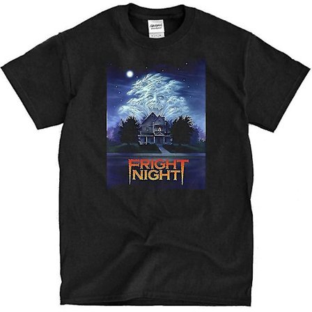 Fright Night Movie Poster Svart T-shirt