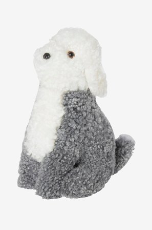 Skinnwille - Pehmoeläin Snowy Curly-lampaannahkaa - Harmaa - Pehmoeläimet - - Homeroom