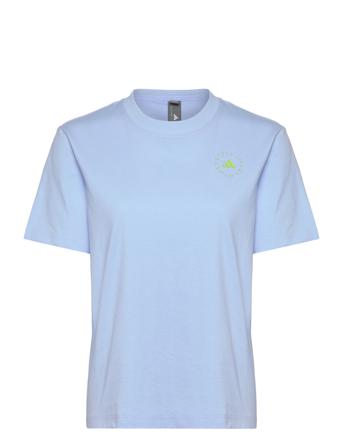 Asmc Regl Tee Sport Women Sport Clothing Sports Tops & T-shirts Sport T-shirts Blue Adidas By Stella McCartney