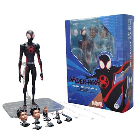 Tamashii Nations Spider-Man Miles Morales 6 Tommer Actionfigur