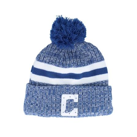 New Era - NFL Bleu pom Bonnet - Indianapolis Colts Sport Knit NFL Sideline 23 Blue Pom @ Hatstore