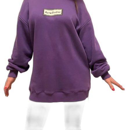 Acne sweatshirt oanvänd vintage-stil