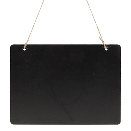 Tavle Dobbeltsidig Slettbar Meldingstavle Krittavle Veggdekor Skilt med Hengende Snor (160209)