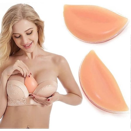 Silikon Bröstinlägg, Silikon BH-inlägg, Silikon Bröstförstärkare, Push Up Bröstinlägg