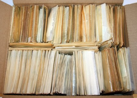 Østrig - Dubletsamling i posekartotek i 1 kasse - Stemplet