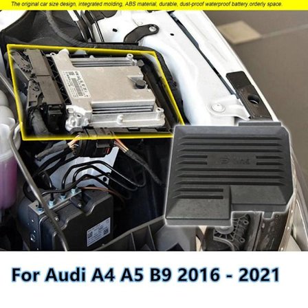 ABS-moottorin ohjaustietokoneen suojapaneeli Audi A4 A5 B9 2016-2021 sisätilan lisävarusteisiin