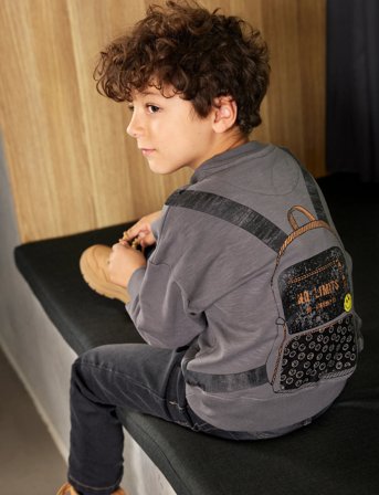 Minymo Sweatshirt Ls - Grey - 110