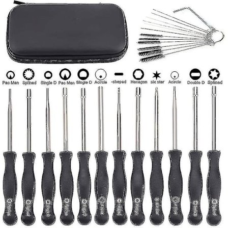 Pakke med 12 Forgasserjusteringsverktøy Forgasserjusteringssett for 2- små trimmergressklipperkjede