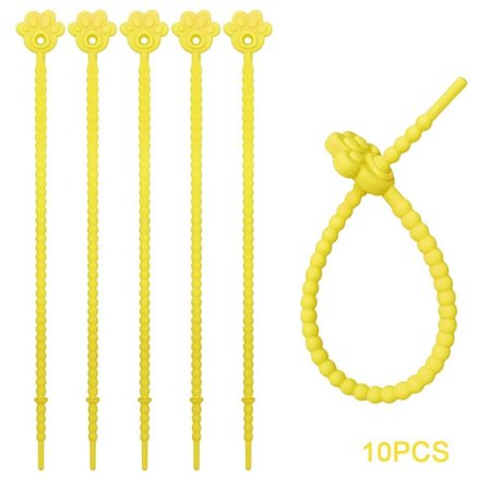 10 kpl nippuside silikoniköysi VÄRI 7 VÄRI 7