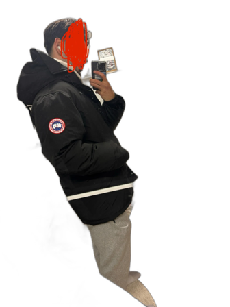 Svart dunjacka från Canada Goose