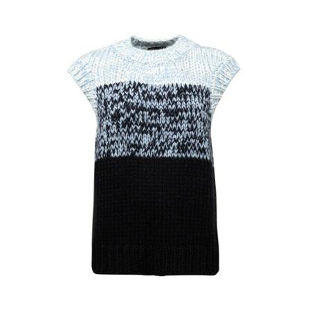 Roberto Collina, Sleeveless Knitwear Blauw, Dames, Maat:XS
