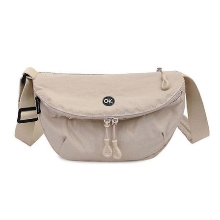 Casual Crossbody Veske dumpling veske horisontal skulderveske for kvinner