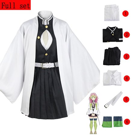 Mub- Nyt design japansk anime Demon Slayer Cosplay tøj Tanjirou Nezuko Zenitsu Tomioka Rengoku Cosplay kostume