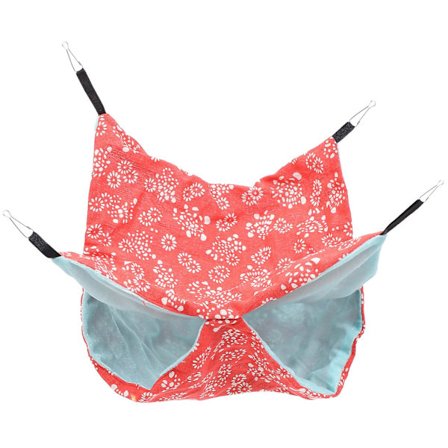 Lille kæledyrsbur bur hængekøje marsvin hængekøje blød og varm lille hamster rede (33.5X33X20cm, som vist på billedet)