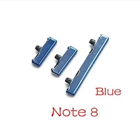 Ny Power Volume Side Button Key Udskiftning Del Til Samsung Galaxy Note 8 S8 S9 S10 Plus Volume Knap + Tænd / Sluk Reparation