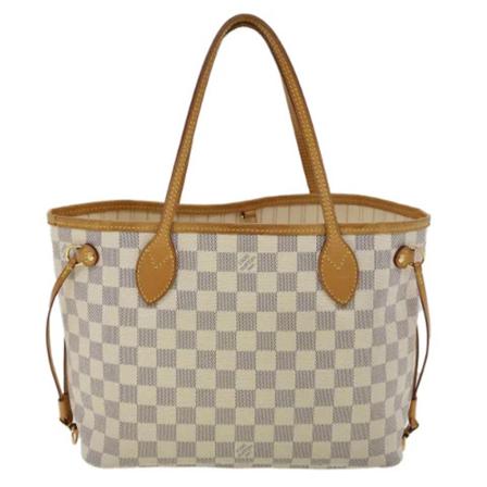 Louis Vuitton Vintage Pre-owned Canvas totes Hvid, Dame Vintage Tasker, Størrelse: ONE Size