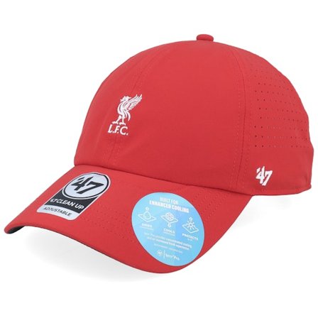 47 Brand - Football Rouge unconstructed Casquette - Epl-flow 47 Hitch Cap Red Dad Cap @ Hatstore