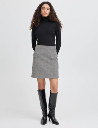 ICHI Ihkate Jacquard Sk5 - Black - XS