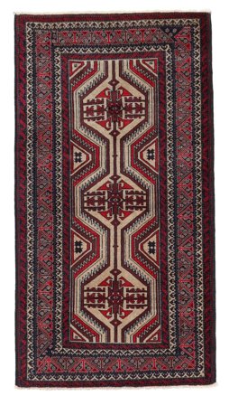 Orientalisk Beluch Matta 88X167 (Ull, )