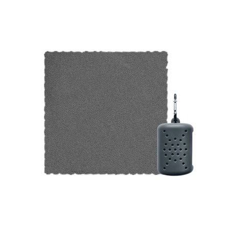 Mini Silica Gel Set Kall handduk Fitness Cool handduk GRÅ