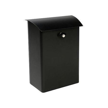 ME-FA POSTKASSE RONDO 58 SORT LÅSBAR