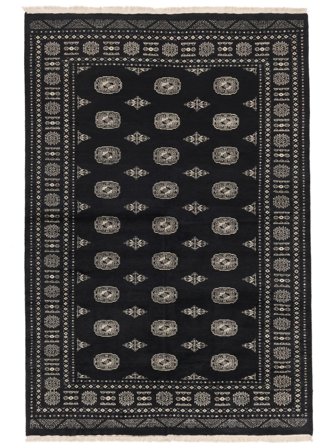 Håndknyttet Pakistan Bokhara 2Ply Teppe 169X248 Svart/Brun