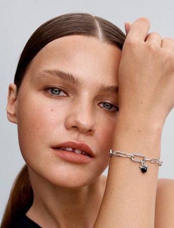 Pandora Sterling Silver Small Link Bracelet - Silver - 16 CM