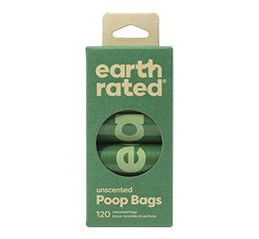 Earth Rated Miljøvenlige hundeposer, Unscented, 120 stk