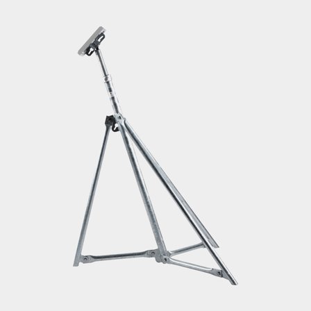 Boat prop Tyresöstöttan LCFg 80, angled ("sailboat prop"), galvanized steel, 80 - 125 cm