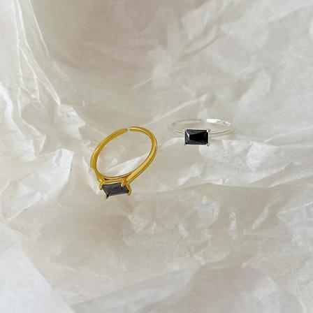 Sormus hopea S925 Vintage muotikorut Ac7364 gold color