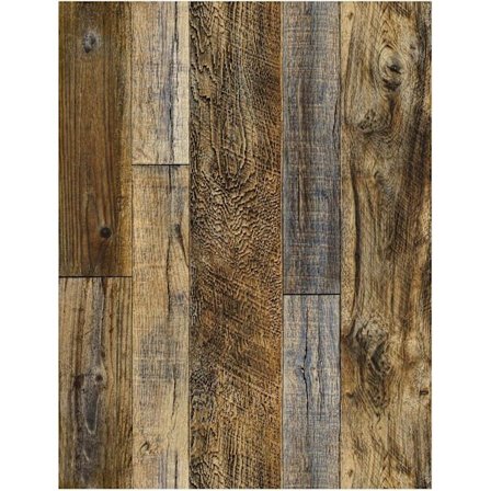 Peel and Stick Träplanks Tapet Shiplap 17.7in x 32.8ft Vinyl Självhäftande Dekorativ