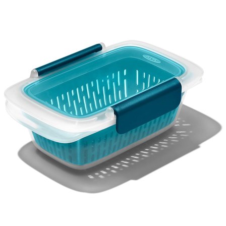 Oxo Prep & Go behållare med durkslag, 450 ml | Matlagning > Köksredskap > Matförvaring > Matlåda | Bagaren och Kocken