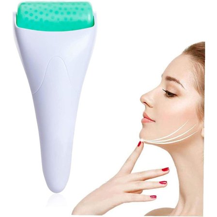 Isrulle för ansiktsmassage, Isrulle för ansikte och ögon, mot svullnad, ZQKLA