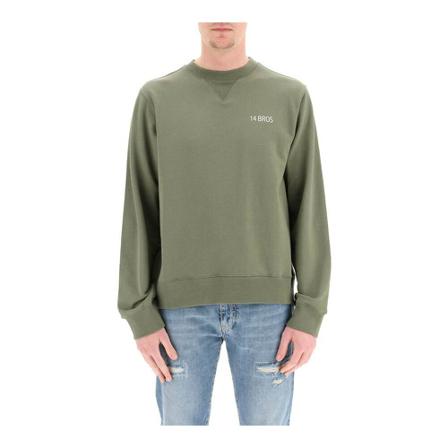 14 Bros, Sweatshirts Zielony, Mężczyzna, Rozmiar: XL
