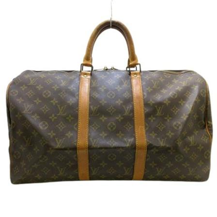 Louis Vuitton Vintage, Pre-owned Keepall Bruin, Dames, Maat:ONE Size