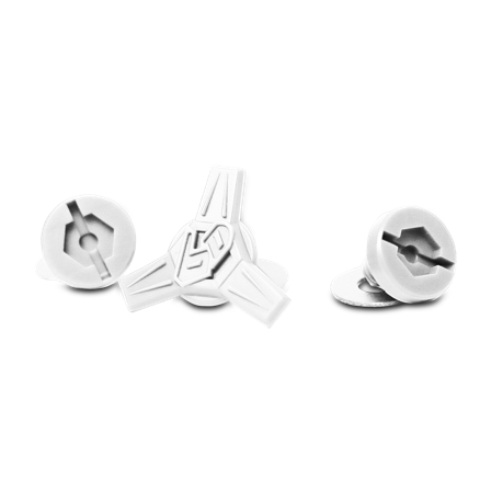 Crosshelmschroefset 6D ATR-3 Wit