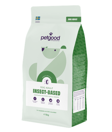 Petgood - Insektbasert fullfôr til voksne hunder 5 kg - Hund - Hundefôr & hundemat - Tørrfôr for hund - ZOO.no