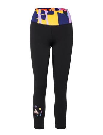 Love Unites Believe This Graphic High Waist Tights W Black Adidas Performance
