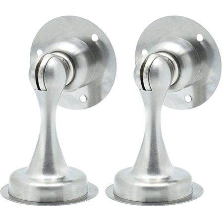 Paket Rostfria Magnetiska Dörrstopp Utan Borrning Starkare Golvdörrstopp för att Hålla Din Dörr Öppen