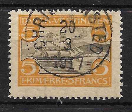 Dansk Vestindien 1905 - AFA 32 - Stemplet