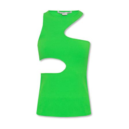 Stella McCartney Asymmetrical top , Groen , Dames , Maat: XS