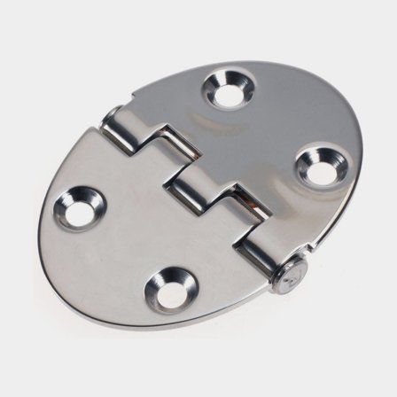 Hatch hinge Roca, 64.5 x 48 mm, with reverse opening, acid-resistant stainless steel (AISI 316)