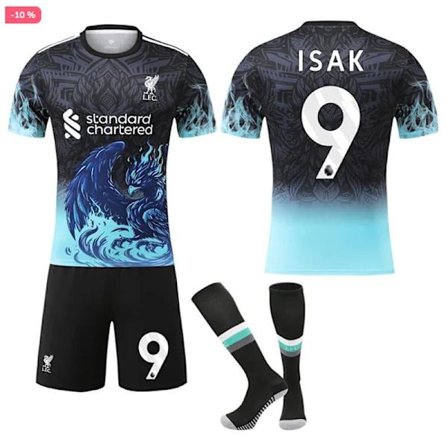 2025-2026 Liverpool Blå Fågel Special Edition fotballdrakt Nr. 9 Isak Voksen M