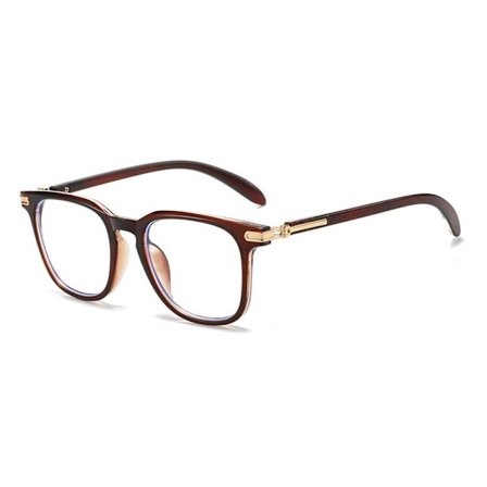 Anti-Blue Light Glasögon Fyrkantiga Glasögon RÖDA