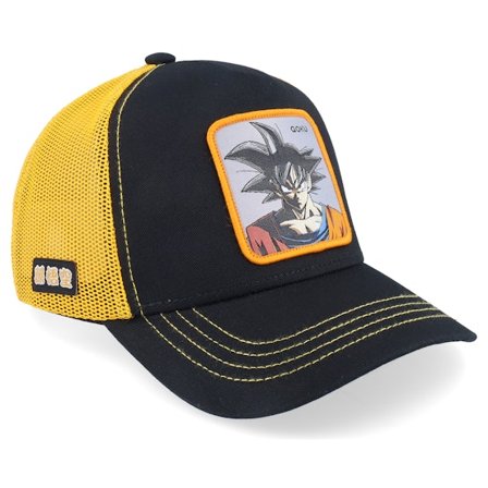 Capslab - Svart trucker Caps - Dragon Ball Goku Black/Orange Trucker @ Hatstore